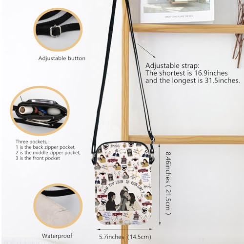 Image of Movie Inspired Crossbody Bag How You Likin' Da Rain Inspire Merch Movie Character Fan Shoulder Bag