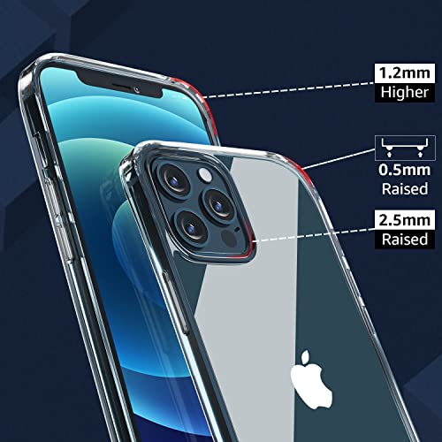 Image of amazon basics Ultra Hybrid Clear Camera Protection Back Cover Case For Iphone 12 Pro Max-(Polycarbonate|Transparent)