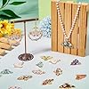 FASHEWELRY 25Pcs Enamel Butterfly Charms Gold Plated Moth Charms Alloy Flower Pattern Kandi Charmsfor Bracelet Earrings Necklace DIY Crafts Jewelry Making Supplies #1