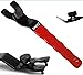 BAEKZ Adjustable grinding wrench, pin wrench for angle grinder and polishing machine (1, red)