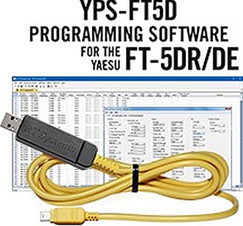 Yaesu FT-5DR Radio Programming Software with USB Cable FT5D