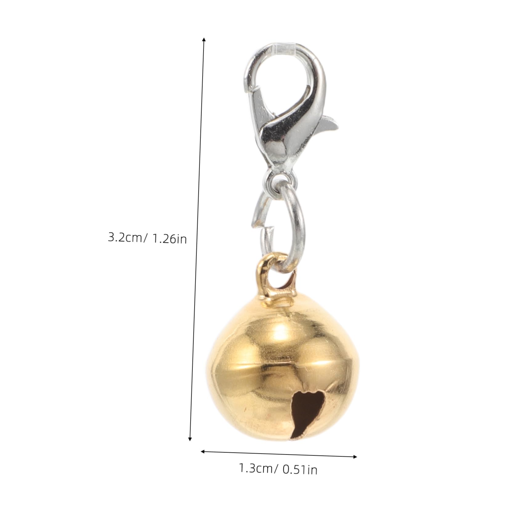 balacoo 36pcs Pet Collar Bells for Cats Pet Supplies Kitten Small Animal Pendant Charms Keychains and Decorative Accessories