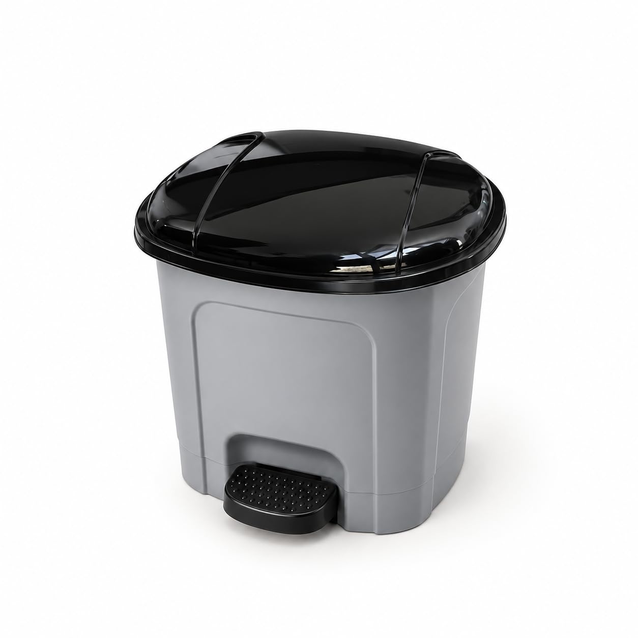 Orret Home 3 Litre Plastik Pedallı Çöp Kovası İç Hazneli İç Kovalı Kapaklı Çöp Kutusu, Pedallı…