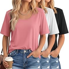 Black, White, Coral Pink