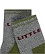 FALKE Unisex Baby Little Dancer B HP Baumwolle Rutschhemmende Noppen 1 Paar Hausschuh-Socken, Grau (Light Grey 3400), 80-92