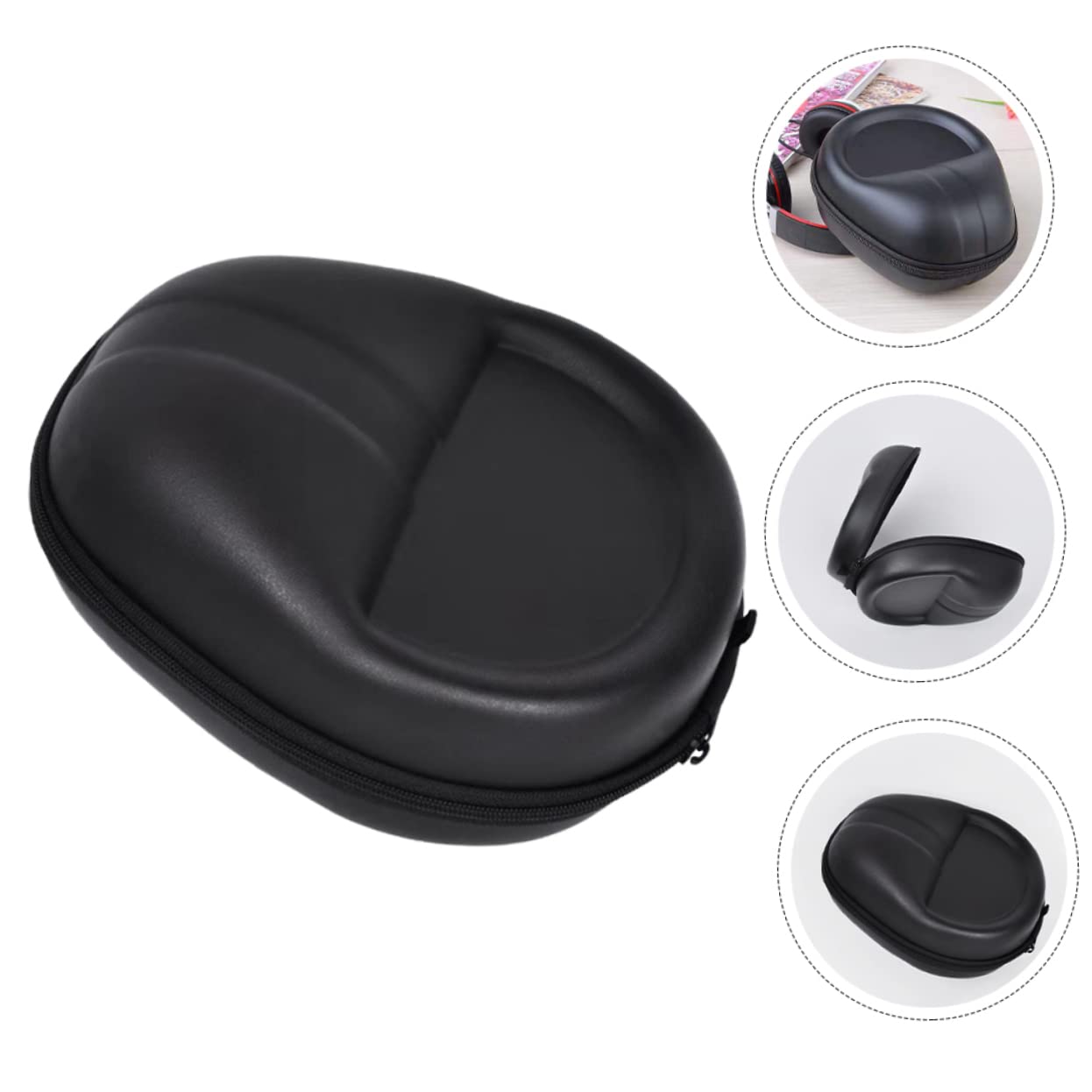 DOITOOL Estuche Portátil De 3 Piezas De Eva para Auriculares con Cremallera Fácil De Usar para Un Almacenamiento Seguro.