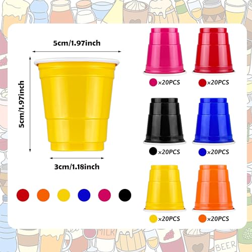 Creative Converting Premium Plastic Cups 16 OZ, 20 Count (Pack of 1), School Bus Yellow