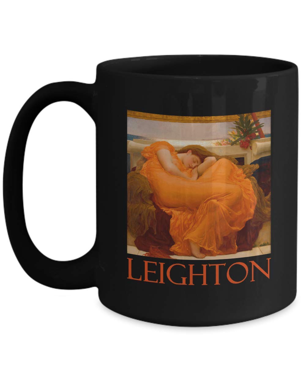 Navamark Flaming June (1895) by Sir Frederic Leighton - Ceramic Coffee Mug
