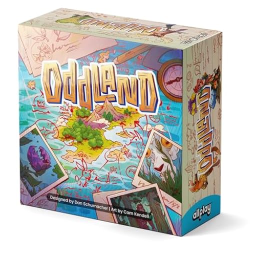Allplay Oddland | Tile-Laying Exploration Board Game | Unique Wildlife Scoring Puzzle for 1–5 Players | Ages 10 Small Box Series | Ya disponible en tu tienda friki favorita! En mundofriki.es! Allplay Oddland | Tile-Laying Exploration Board Game | Unique Wildlife Scoring Puzzle for 1–5 Players | Ages 10 Small Box Series | Ya disponible en tu tienda friki favorita! En mundofriki.es!