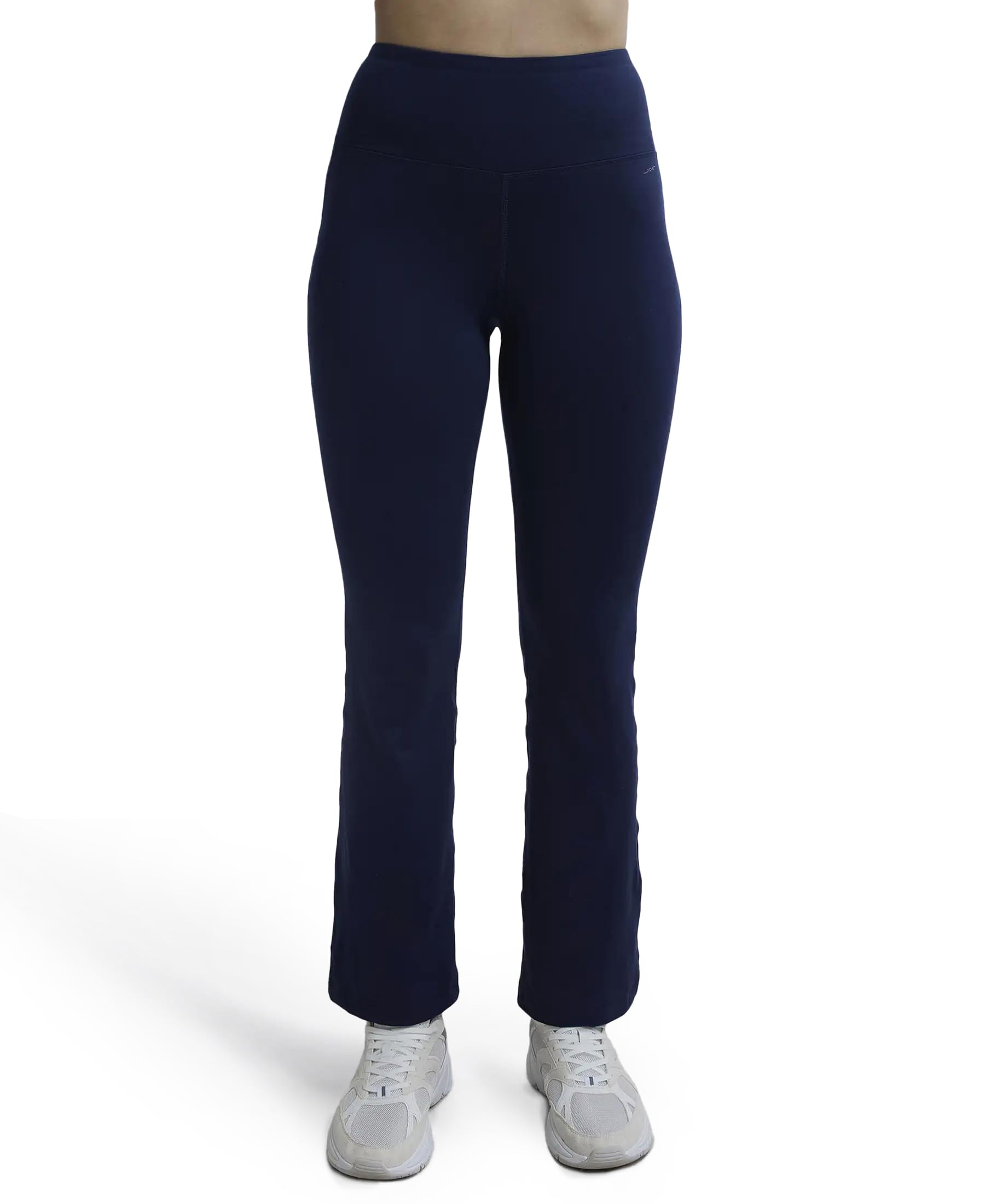 jockey MW77 Women's Microfiber Elastane Stretch Regular Fit Mid Rise Active Wear Flared Pants with Stay Fresh Treatment-picture-27