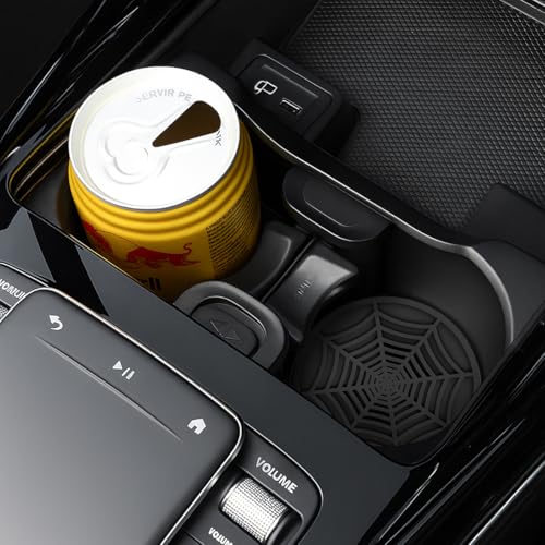 Juego de 4 Posavasos para Auto SWPHRT Negro miniatura 4