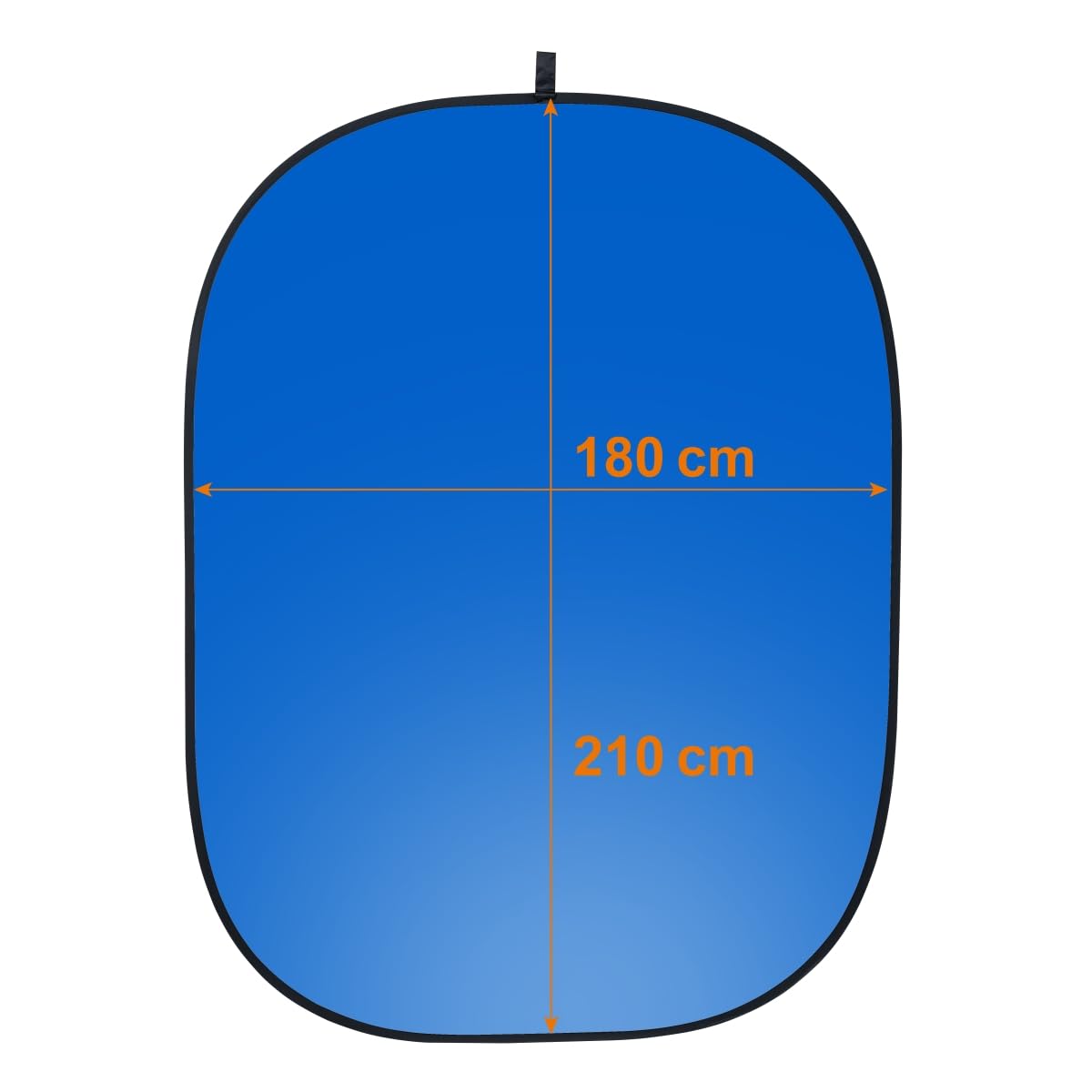 Walimex 2 w 1 składane tło szare/niebieskie (180 x 210 cm)