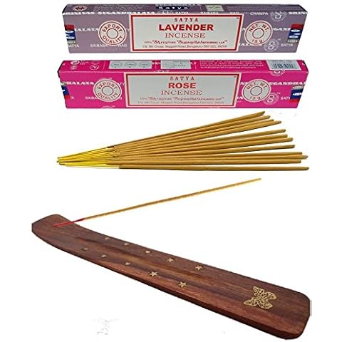 Fair Trade Lavender and Rose Incense Set Cover