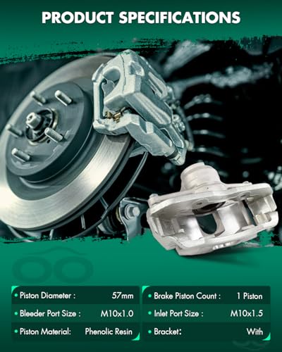 Image of SCITOO 18B5068 18B5069 Front Left & Right Disc Brake Calipers Assembly w /Bracket For Ford For Focus 2008-2011