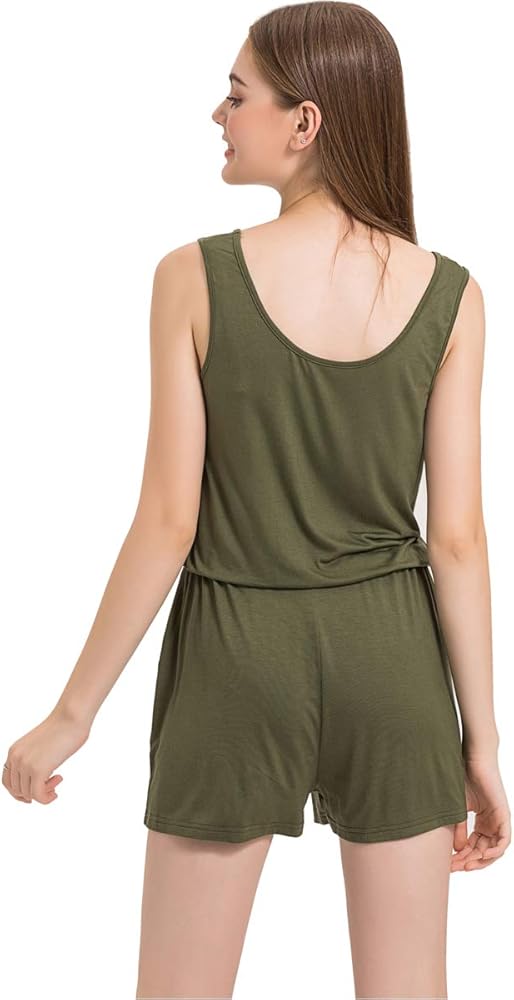け*け様 house on the hill Sleeveless Romper Amazon.com: JOAU Women's Summer Casual Loose Tank Jumpsuit