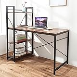 links schreibtisch matts bewertung 【Geeignet für das Heimbüro】: Der Computertisch ist modern und stilvoll. Der Schreibtisch verfügt über ein kompaktes Design und wird zu einem würdigen Möbelstück im Wohnzimmer, Schlafzimmer, Kinderzimmer und Büro, das für jeden Raum und jede Szene geeignet ist. Aufgrund des großen Speicherplatzes kann es Ihnen auch sehr helfen, Ihre Tastatur, Maus oder andere Gegenstände aufzubewahren.