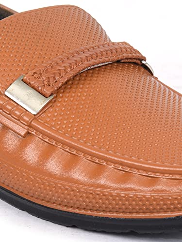Image of AJANTA Men's Slip-on PVC Loafer | Waterproof & Rain Shoes| Slip Resistant Flexible Outsole | Lightweight Formal Moccasins for Office & Party