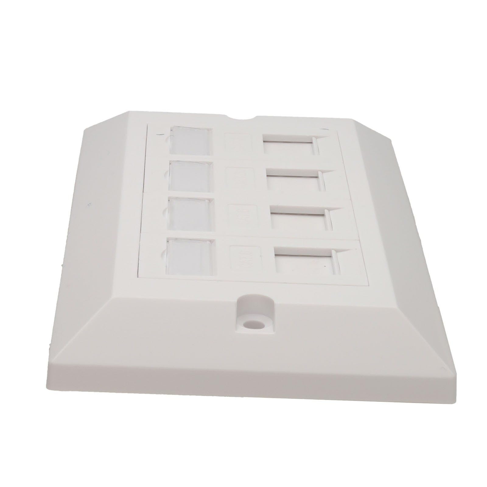 Presa a muro scatola esterna RJ45 Cat.6 UTP 1 porta con o