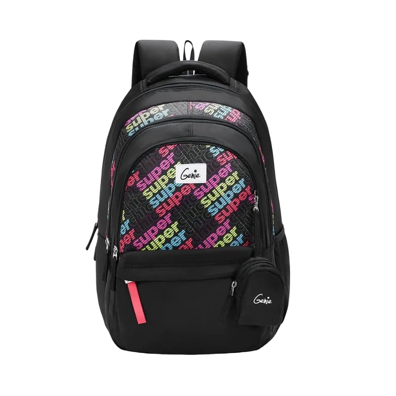 Genie Avery 36L Black Laptop Backpack With Laptop Sleeve (B0CW22VMYR) Amazon Price History, Amazon Price Tracker