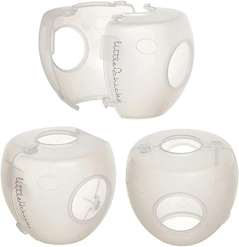 Baby Safety Door Knob Covers - 3 Count (Pack of 1)
