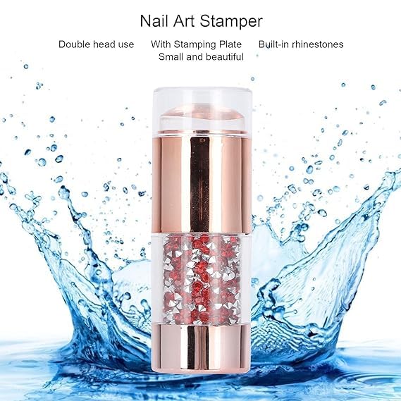 Trendy Look Soft Silicone Jelly Nail Stamper Scraper Nail Art Tool Nail Art Nail Stamping (NSS-801) 3