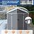 Amopatio 8x6 FT Resin Storage Shed, Grey & White