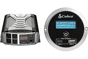 Cobra PRO 1500W Inverter with Cobra CPIALCDG1 Remote Control