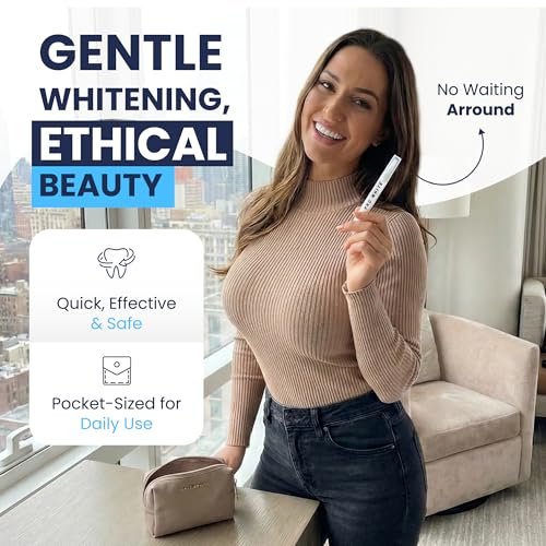 Image of Pro White Teeth Whitening Pen - Peroxide-Free Teeth Whitener with Pap-X Formula - Vegan & Cruelty-Free Paint-On Whitening Teeth Gel for Coffee, Tea & Wine Lovers - 2ml - 2 Pack