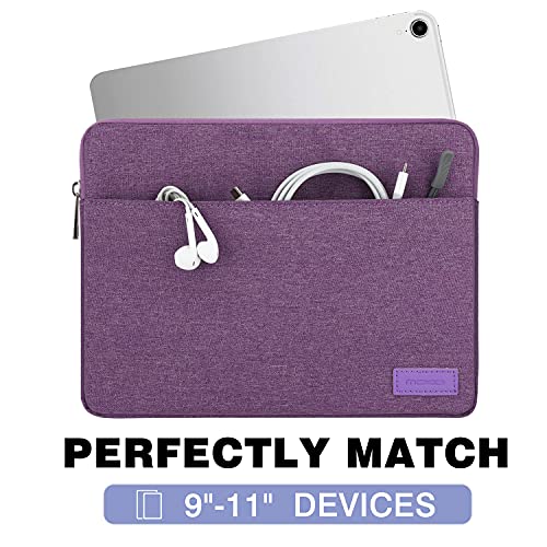 MoKo-11-Pulgadas-Tableta-Funda-Fibra-Poliester-Cierra-de-Camellera-Compatible-con-iPad-Pro-11-202120202018-iPad-8a-7a-102-iPad-Air-4a-1093-iPad-97-Surface-Go-2-Galaxy-Tab-105-Morado