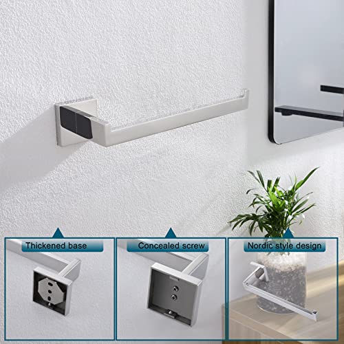 Image of KOKOSIRI Towel Bar Shiny Chrome Hand Towel Ring Holder for Bathroom Kitchen Hardware Wall Mounted, Polished Stainless Steel, B3003CH