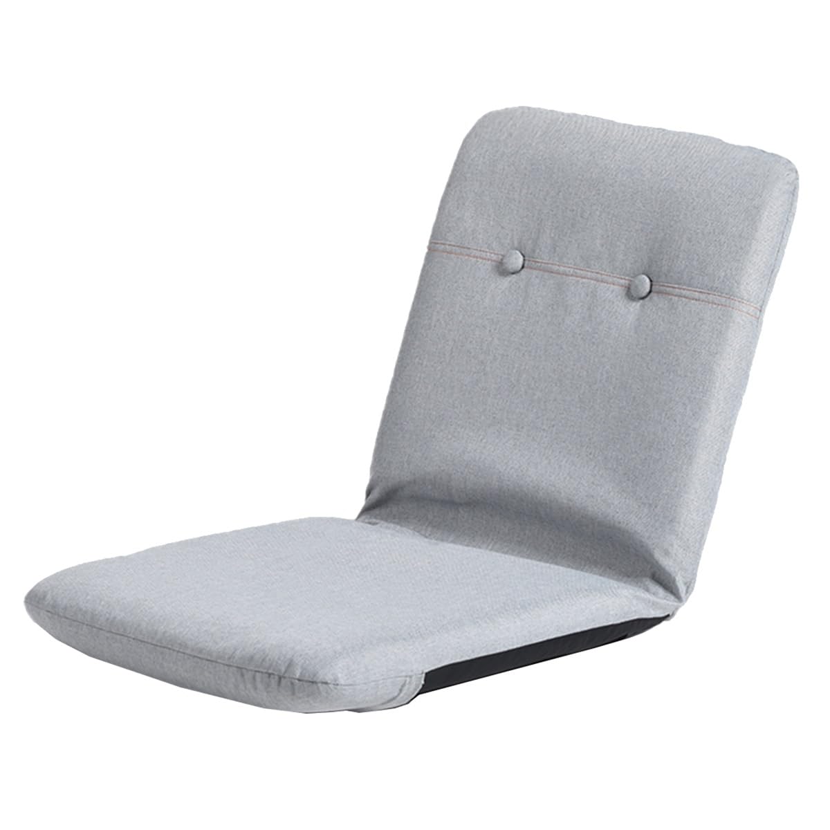 Yaheetech Folding Lazy Tatami Floor Chair Multi-Position Low Chair Convertible for Home Office Grey