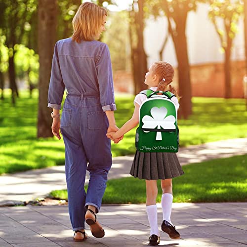 Sac à dos trèfle Saint-Patrick pour le collège et les sorties outdoor