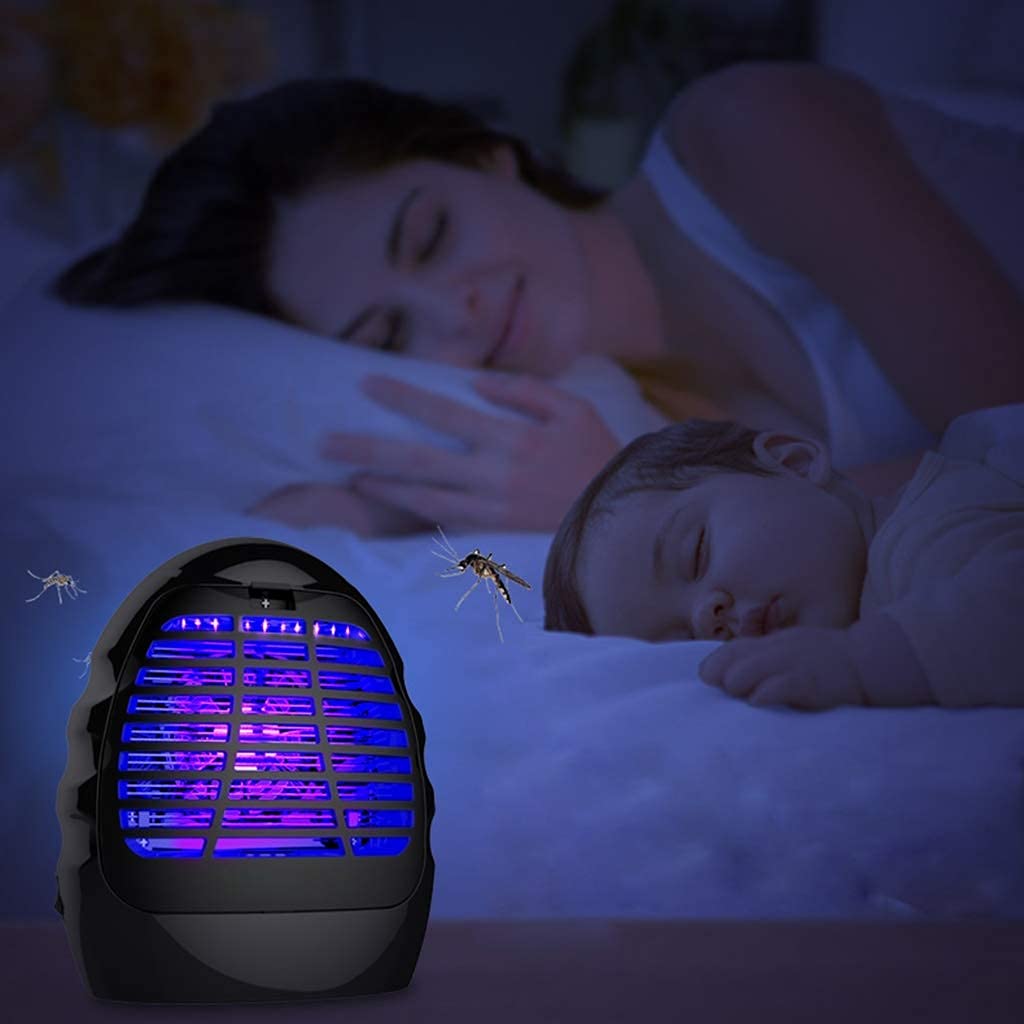 Trappola per zanzare Lampada elettrica antizanzare per casa Bambino Donne incinte Casa muta Led Bug Zapper Trappola per insetti Lampada antizanzare a led senza radiazioni