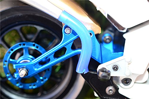 Kyosho NSR500 Motorcycle Upgrade Part - Aluminum Swing Arm Set, Blue (1 Piece) - View #5