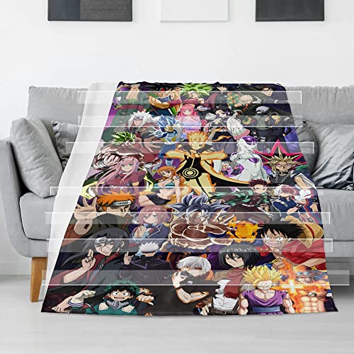 Anime Characters Blanket Flannel Fleece Warm Soft Blankets 60"X50" #TOP2