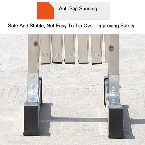 Barrière métallique extensible réglable : clôture de sécurité et contrôle de circulation mobile
