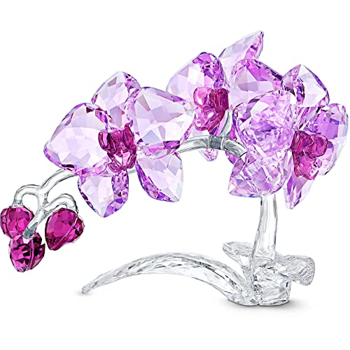 Swarovski Orchidee Figurine, Kristalle, Transparent, 10x14x7cm