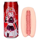 七色缶娘Plus オナホ 男性 オナホール 人気 おなほーる リアル感 ロングプレイ 高弾力まったり 気づかれにくい缶詰め 隠蔽性ツヨイ 携帯便利 非貫通 BONMOR オナホカップ 赤