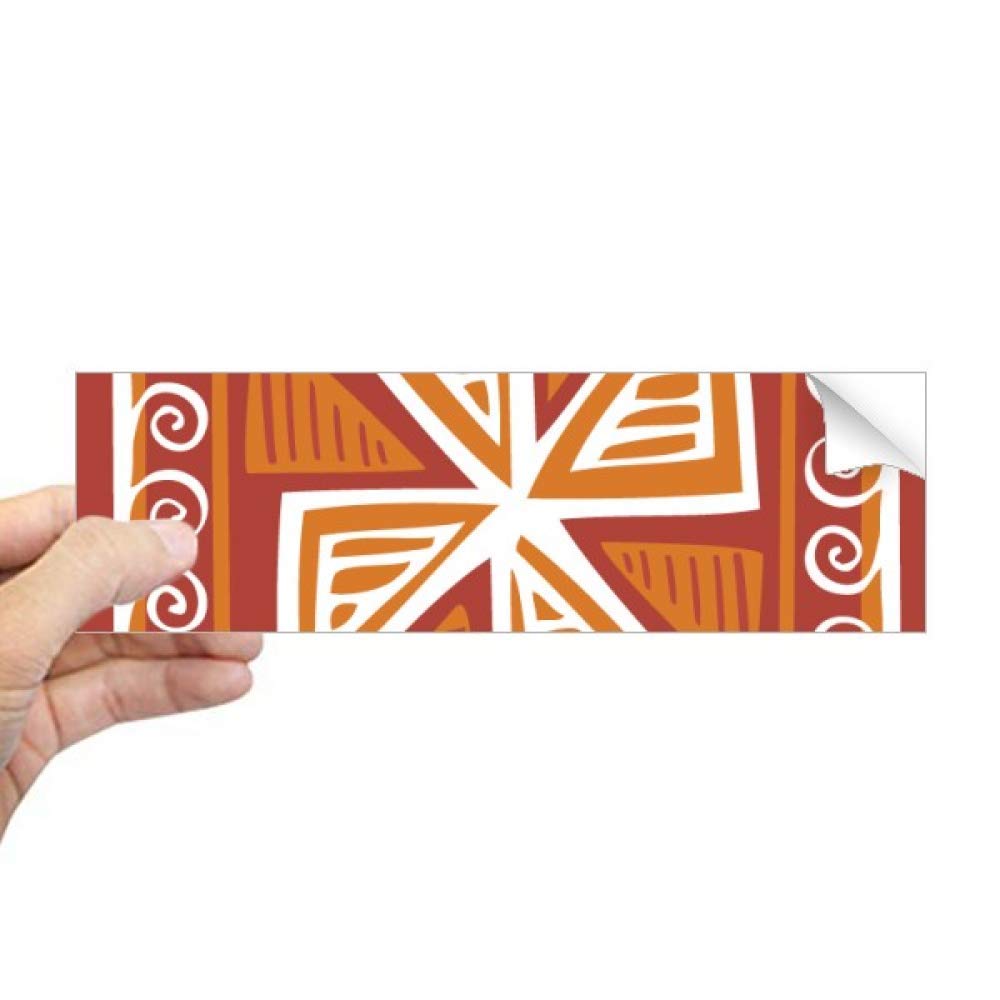 Sticker rectangulaire de fenêtre totems du Mexique style art ancien