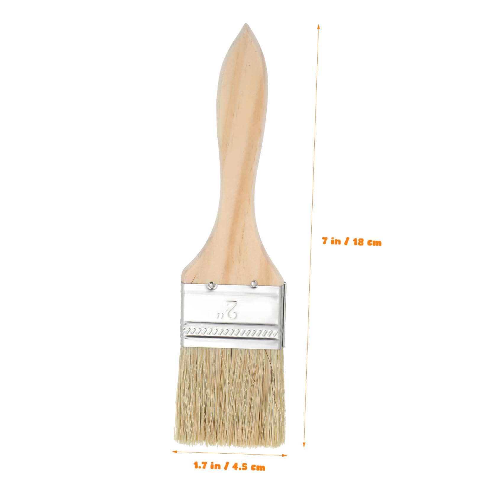 30pièces Pinceau à Manche avec Manche pour Peindre Et Vernir Pinceaux De Finition pour Intérieur Et Extérieur Pinceau Plat pour Peinture Et Teinture