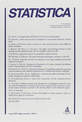  Statistica (2004) (Vol. 3)