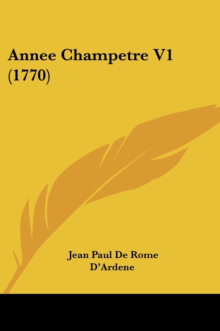 Annee Champetre V1 (1770)