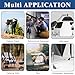 6 Pack Photography Sandbag Heavy Duty Sand Bags with Zipper Weight Bag Saddlebag Design for Photography Stand with Spring Clamps & Buckle Sand Bag Weights for Backdrop Stand Photo Tripod