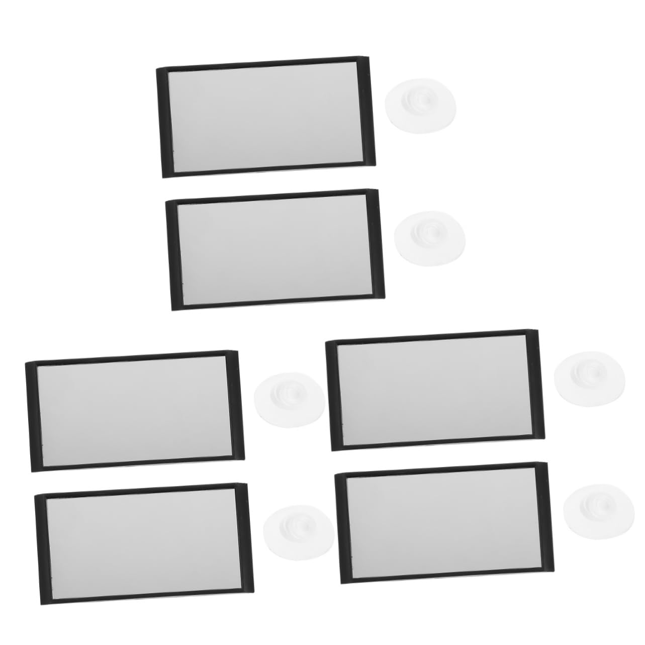 Yardwe 6 Pièces Rétroviseur Intérieur Observation Arrière pour Siège Miroir de pour Siège Arrière Voiture Installation Facile Matériau Durable Sécurité Renforcée