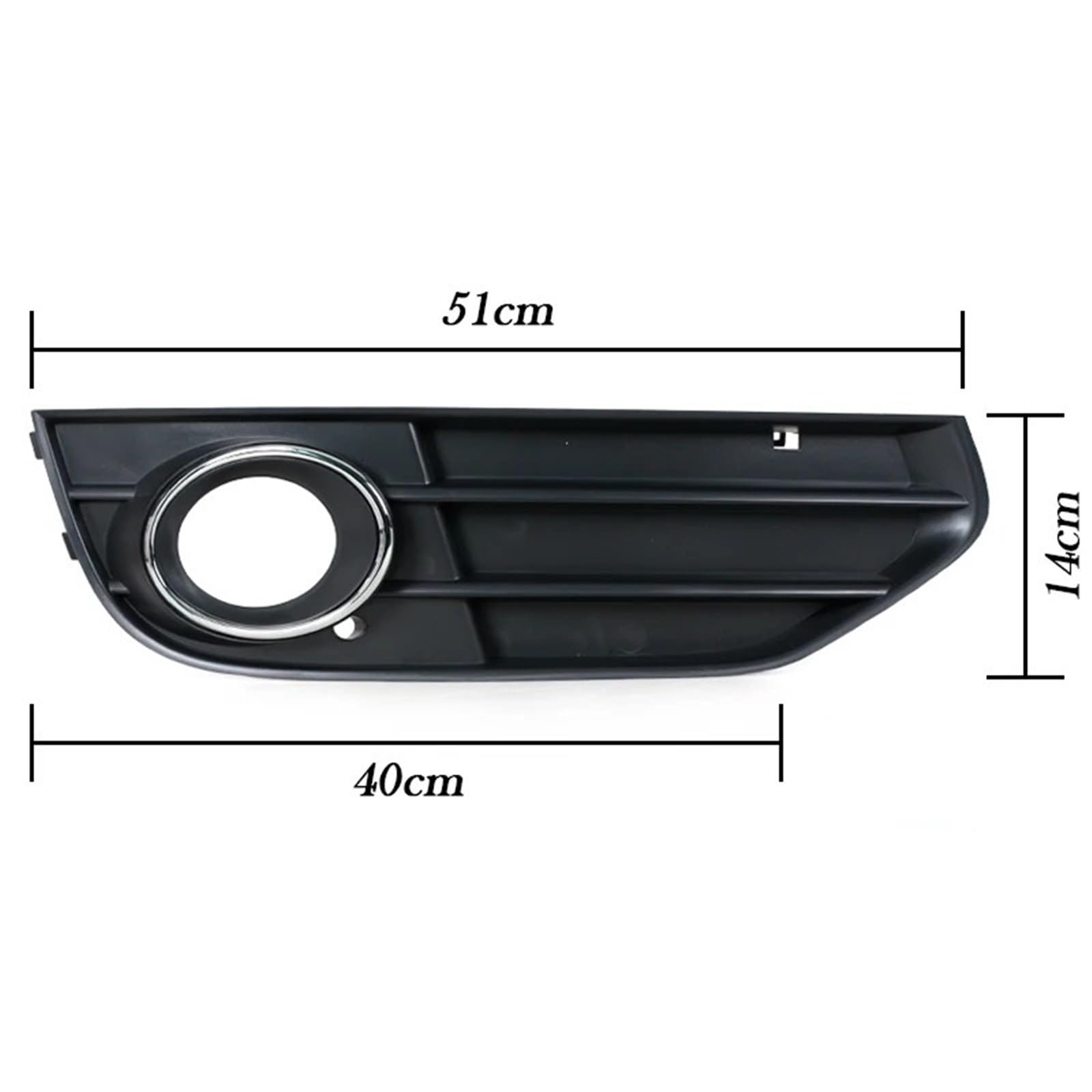 Cadre de protection de feu antibrouillard de pare-chocs avant compatible avec Audi A4 AR B8 B8.5 Allroad Quattro Travel 2009-2015 Grille de feu antibrouillard 8K0807681J01C(Right)
