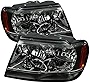 Carpartsinnovate For 99-04 Grand Cherokee Smoke Headlights Tinted Head Corner Signal Lamps Pair