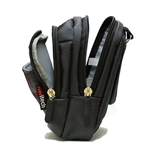 Estuche protector portátil negro Navitech para proyector de mano compatible con Uvistar DLP Mini miniatura 2
