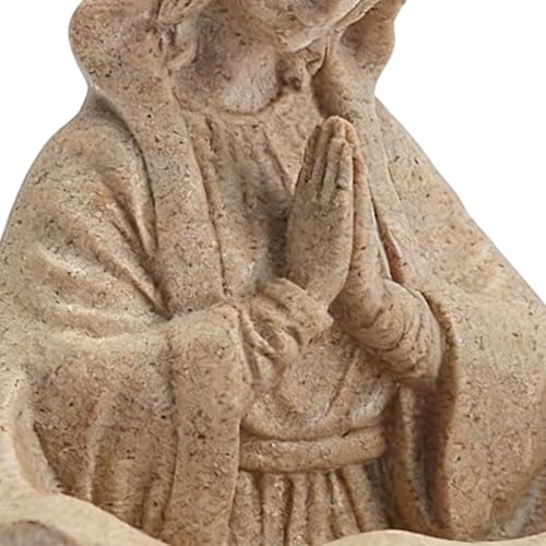 Statue Vierge Marie de bureau de 14cm, cadeau pour chrétiens - 8