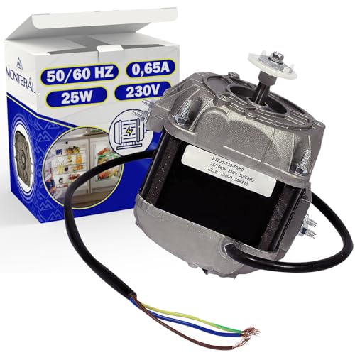Motoventilador Universal 25W 230V para Congelador y Frigorífico - Garantía de 10 Años - MONTERAL