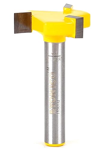 YONICO Broca de fresadora de ranura 14 pulgadas x 1 - 3 flautas vástago de 14 pulgadas 14901q